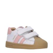Shoesme leren sneakers wit/roze Meisjes Leer Meerkleurig - 19