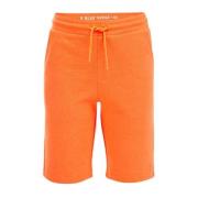 WE Fashion slim fit sweatshort oranje Effen - 170 | Sweatshort van WE ...