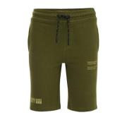 WE Fashion sweatshort mosgroen Effen - 170 | Sweatshort van WE Fashion