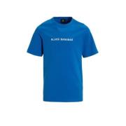 BLACK BANANAS T-shirt blauw Jongens Katoen Ronde hals Effen - 140