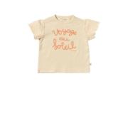 Your Wishes baby T-shirt Penny met tekst offwhite Ecru Meisjes Stretch...