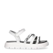 Calvin Klein sandalen zilver/wit Meisjes Imitatieleer Meerkleurig - 30