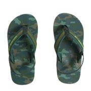 WE Fashion teenslippers groen Jongens Rubber - 34/35