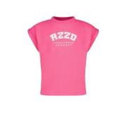 Raizzed T-shirt Merena met logo fuchsia Roze Meisjes Katoen Ronde hals...