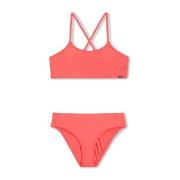 O'Neill crop bikini Essentials roze Meisjes Gerecycled polyester Effen...