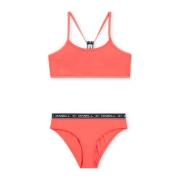 O'Neill crop bikini Sportclub Active roze Meisjes Polyester Effen - 12...