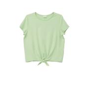 s.Oliver T-shirt lichtgroen Meisjes Modal Ronde hals Effen - 170/176