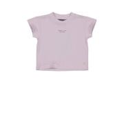LEVV T-shirt MASHA violet Paars Meisjes Katoen Ronde hals Effen - 86