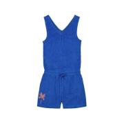 Shiwi badstof jumpsuit Fes blauw Effen - 110/116 | Jumpsuit van Shiwi