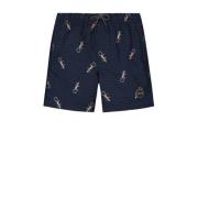 Shiwi zwemshort donkerblauw Jongens Gerecycled polyester All over prin...