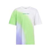 Shoeby T-shirt groen/lila/wit Jongens Katoen Ronde hals Meerkleurig - ...