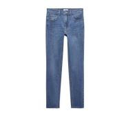 Mango Kids skinny jeans medium blue denim Blauw Meisjes Stretchdenim -...