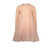 Le Chic jurk SMART roze Meisjes Polyester Ronde hals Effen - 152