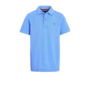 Tommy Hilfiger T-shirt blauw Polo Jongens Katoen Polokraag Effen - 152