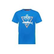 TYGO & vito T-shirt Wessel met contrastbies hardblauw Jongens Stretchk...