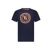 TYGO & vito T-shirt Jaimy met printopdruk donkerblauw Jongens Katoen R...