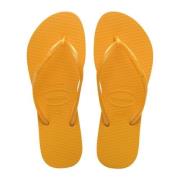 Havaianas Slim teenslippers geel Dames Rubber Effen - 29/30