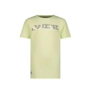 Raizzed T-shirt Augsburg met logo lichtgeel Jongens Katoen Ronde hals ...