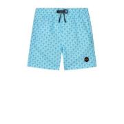 Shiwi zwemshort lichtblauw Jongens Polyester All over print - 158/164