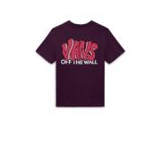 VANS T-shirt VANS TAG SS met printopdruk aubergine Paars Jongens/Meisj...
