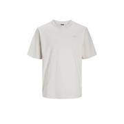 JACK & JONES JUNIOR T-shirt JCOTEXT met backprint offwhite Ecru Jongen...