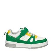 Nelson Kids sneakers groen/wit/geel Jongens Imitatieleer Meerkleurig -...