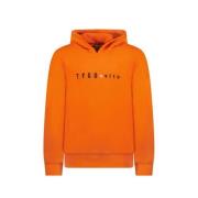 TYGO & vito hoodie oranje Sweater Effen - 98/104 | Sweater van TYGO & ...