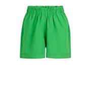 Shoeby high waist regular fit casual short groen Korte broek Meisjes P...