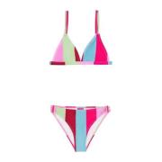Protest triangel bikini PRTABBY JR roze/blauw/groen Meisjes Polyamide ...