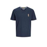 JACK & JONES JUNIOR T-shirt JORPALM met printopdruk donkerblauw Jongen...