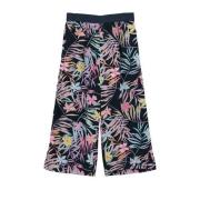 s.Oliver broek met all over print donkerblauw Meisjes Viscose All over...