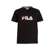 Fila T-shirt Solberg zwart Jongens/Meisjes Katoen Ronde hals Logo - 17...