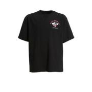 BLACK BANANAS T-shirt JR. WAVEY met printopdruk zwart Jongens Stretchk...