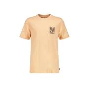 America Today T-shirt met backprint perzik oranje Jongens Katoen Ronde...