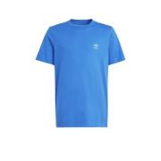 adidas Originals T-shirt blauw Jongens/Meisjes Katoen Ronde hals Logo ...