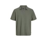 JACK & JONES JUNIOR polo JCOFRED agave groen Jongens Stretchkatoen Pol...