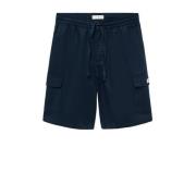 Mango Kids cargo short donkerblauw Korte broek Jongens Katoen Effen - ...