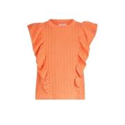 Shoeby T-shirt oranje Meisjes Polyester Ronde hals - 122/128