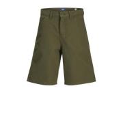 JACK & JONES JUNIOR bermuda JJSTYD BARKLEY CARPENTER olijfgroen Korte ...