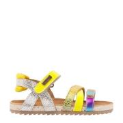 Vingino leren sandalen geel/multi Meisjes Leer - 24
