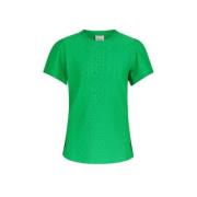 Shoeby T-shirt groen Meisjes Polyester Ronde hals Effen - 134/140