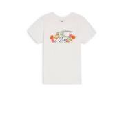 O'Neill T-shirt met printopdruk wit Meisjes Katoen Ronde hals Printopd...