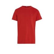 Tommy Hilfiger T-shirt ESSENTIAL Rood Jongens Katoen Ronde hals Effen ...