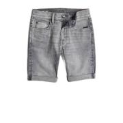 G-Star RAW 3301 slim shorts premium denim short faded grey neblina Kor...