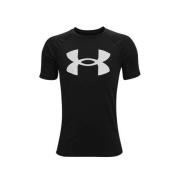 Under Armour sportshirt Tech zwart Sport t-shirt Jongens Polyester Ron...