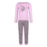 Orange Stars pyjama met printopdruk roze/panterprint Meisjes Katoen Ro...