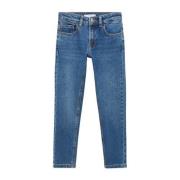 Mango Kids regular fit jeans medium blue denim Blauw Jongens Katoen Ef...