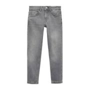 Mango Kids regular fit jeans grey denim Grijs Jongens Katoen Effen - 1...