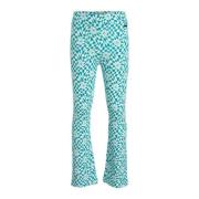 Me & My Monkey flared broek Madison met all over print blauw/wit Meisj...