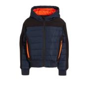 Orange Stars tussenjas Nils donkerblauw Jongens Polyester Capuchon Mee...